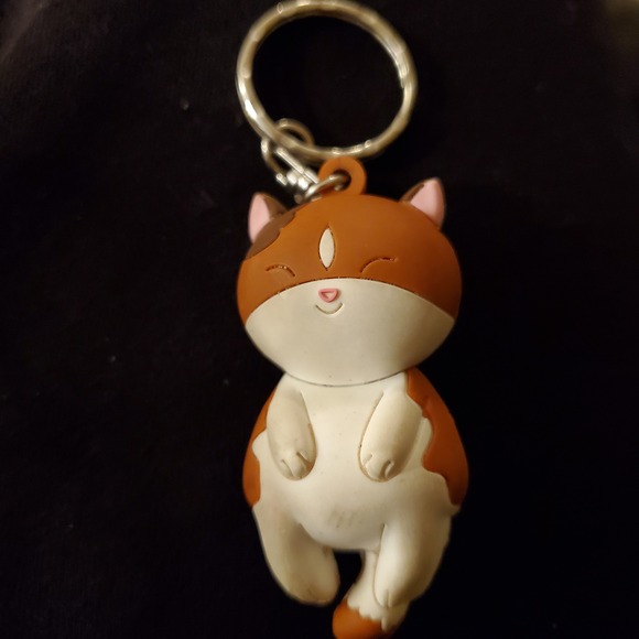 Disney Other - Disney Calico Cat Keychain Bag‎ Charm Kawaii Cute Kids